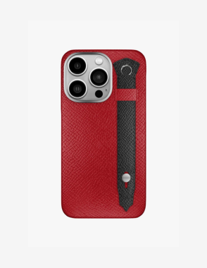 ZOLLO FRANCE Red and Black Case for iPhone 15 Pro