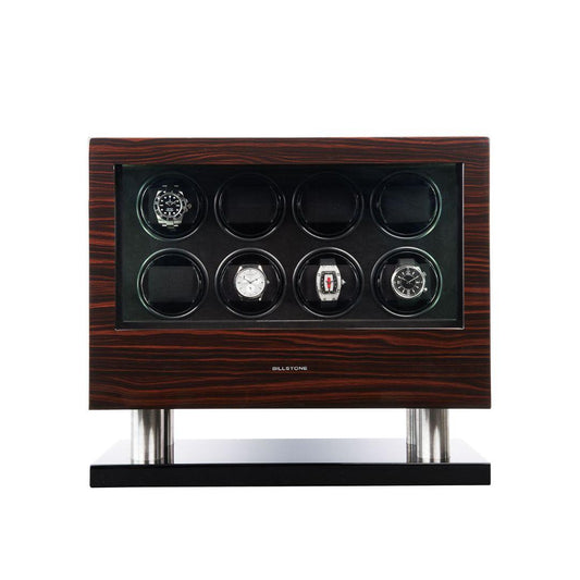 BILLSTONE Enigma 8 Ebony Fingerprint - Watch Winder