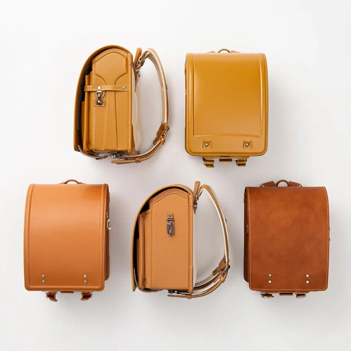 Randoseru Cowhide Camel
