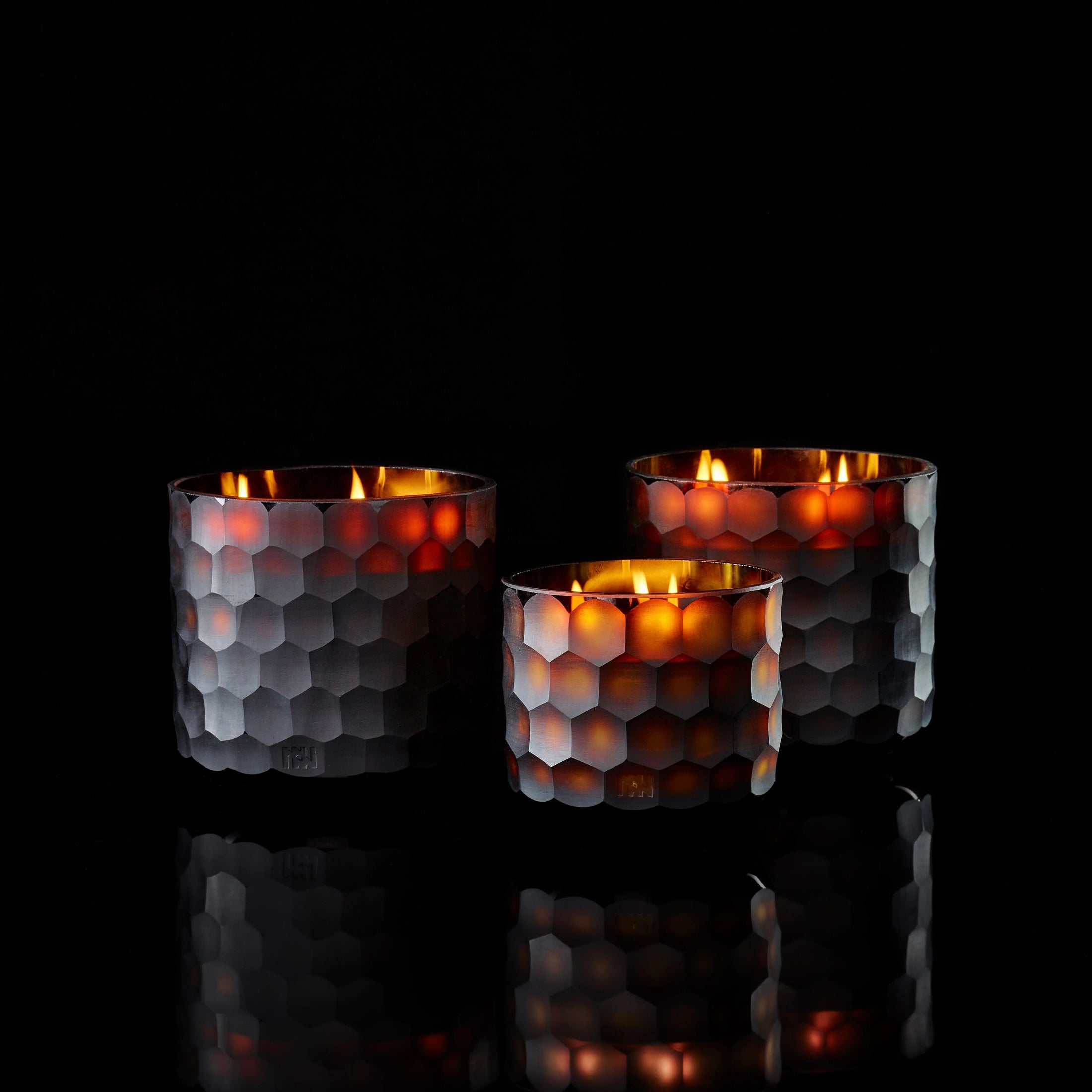 Circle Amber Candle