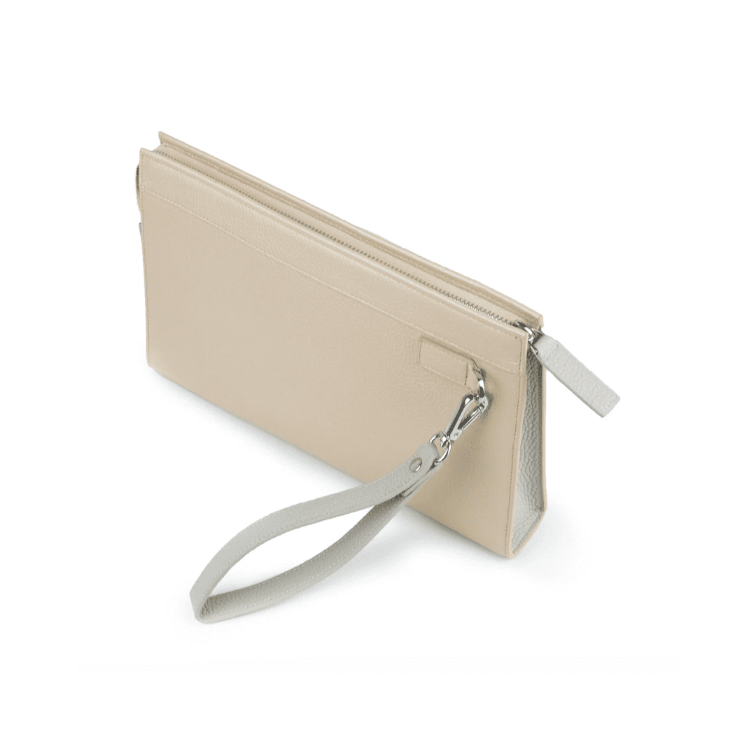 Cream-Light Stone Pouch