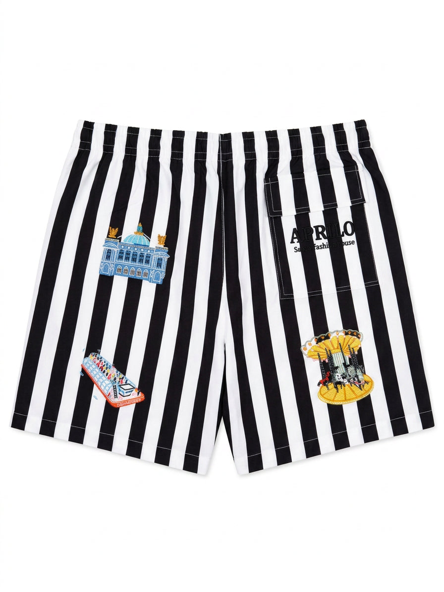 Aprilo Swim Shorts – Line Edition