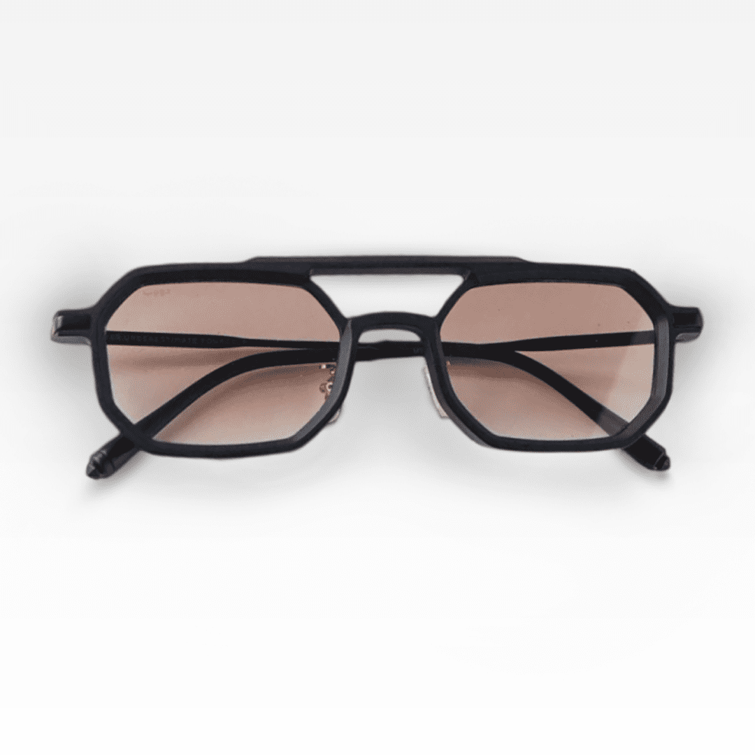 DOPPE Eyeware Seven - Black Frame - Tea Lenses