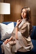 Load image into Gallery viewer, Pashmina Limited Edition Silver Tila Work
