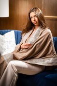 Load image into Gallery viewer, Pashmina Limited Edition Silver Tila Work
