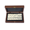 تحميل الصورة إلى عارض المعرض، Dominoes 5-2x2-7x1cm in wooden case with California Walnut burl 24x17cm
