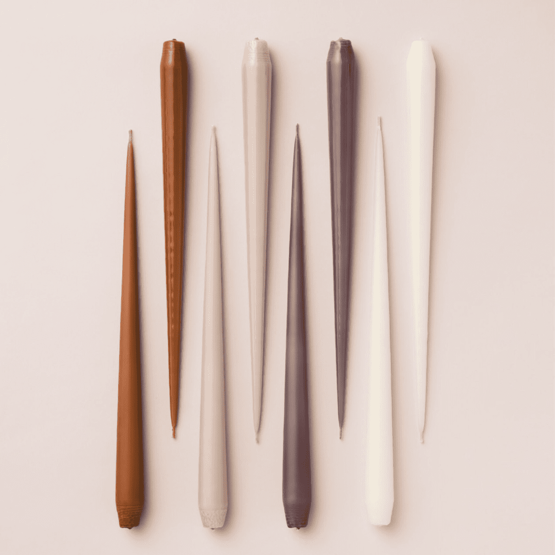 Taper candles 32cm 06 vory Lacquer