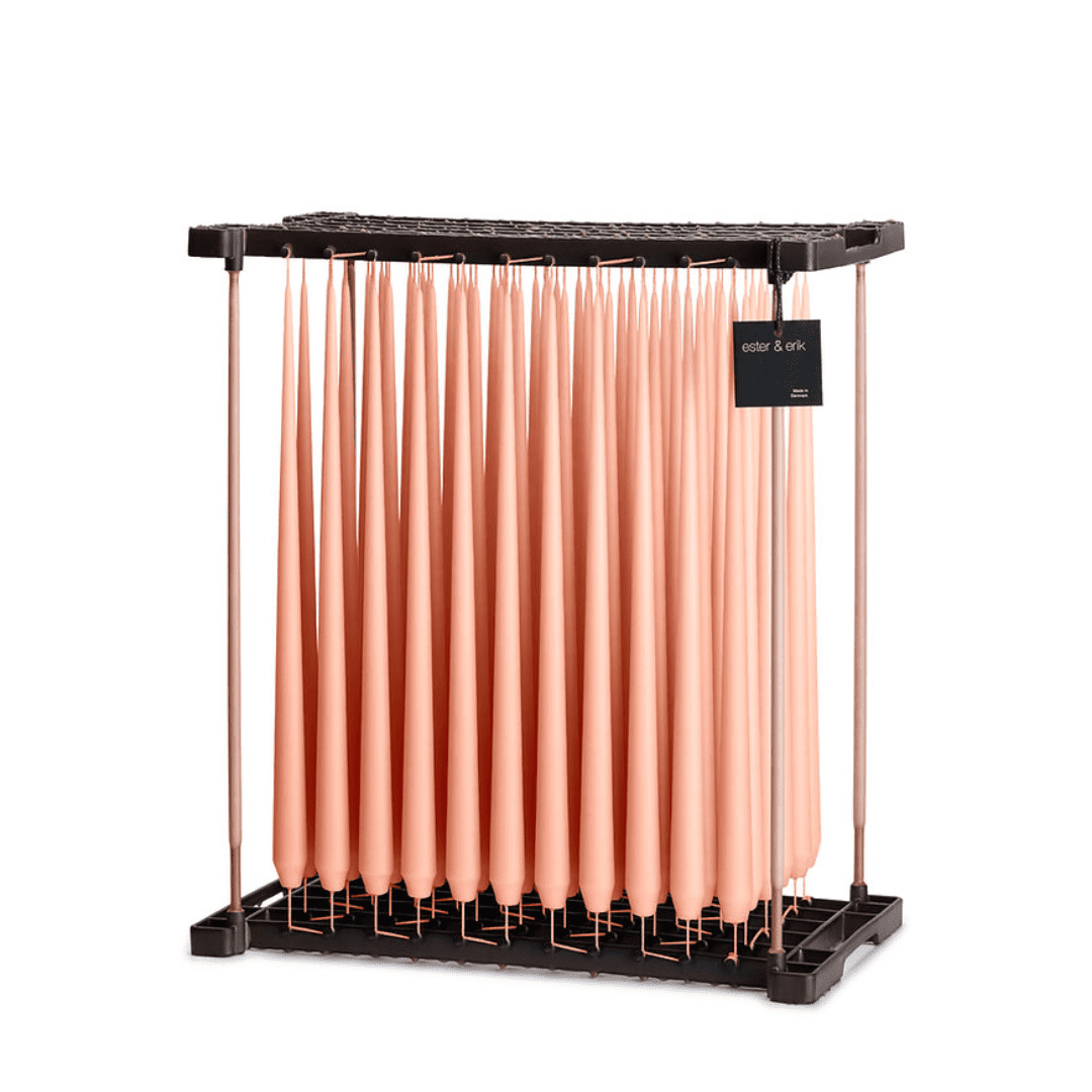 Taper candles 42cm 20 rosy caramel Lacquer