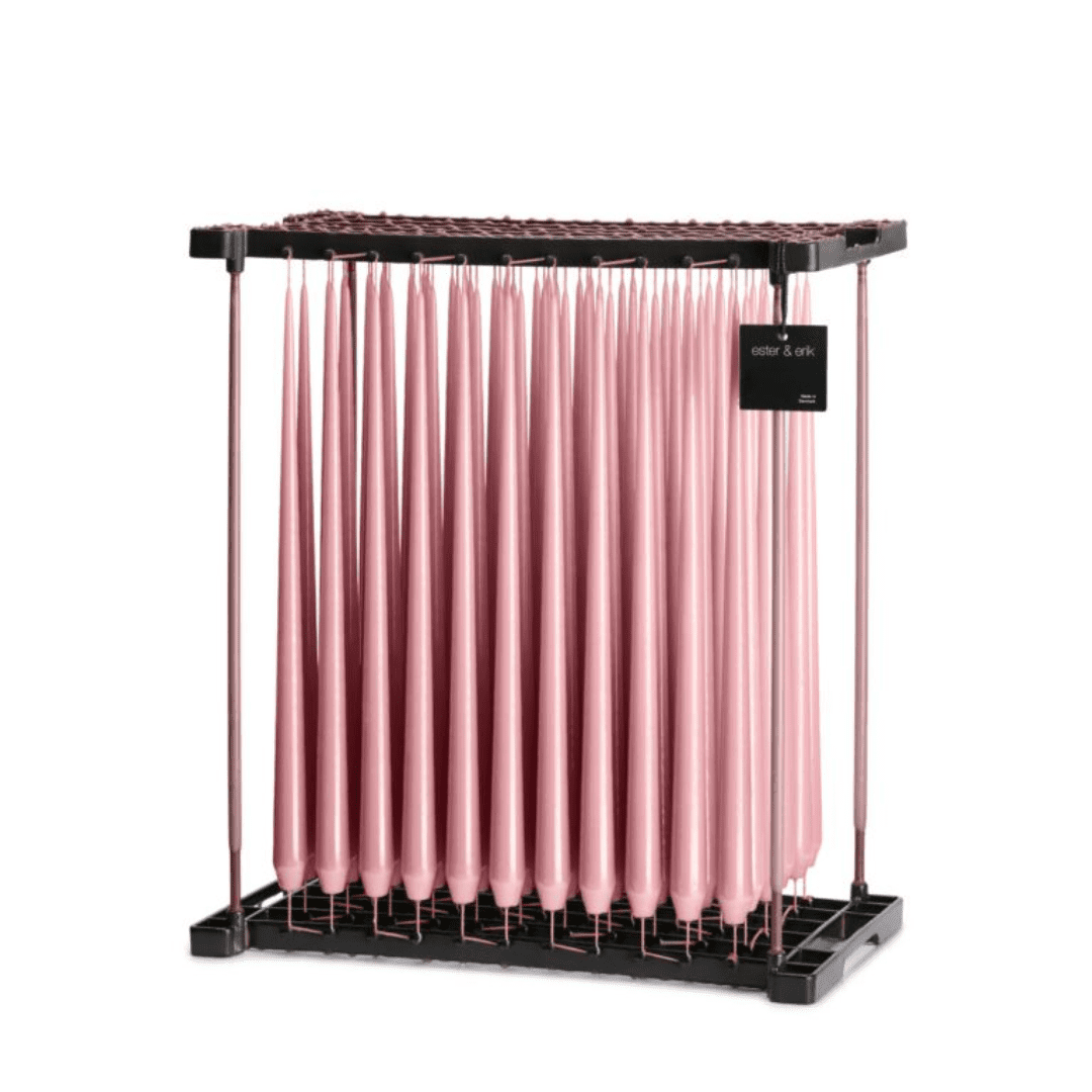 Taper candles 42cm 39 old rose Lacquer