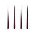 تحميل الصورة إلى عارض المعرض، Taper candles 42cm 46/2 dark plum Lacquer
