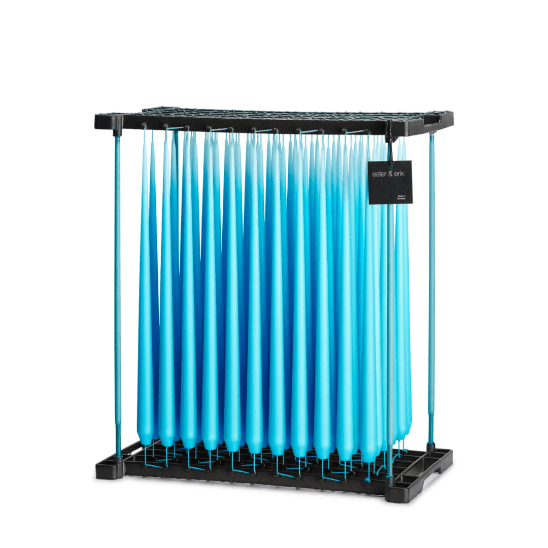 ESTER & ERIK Taper Candles 42cm 56 Turquose Lacquer