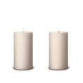 Load image into Gallery viewer, Pllar candles D 5cm H 25cm 22 lnen grey
