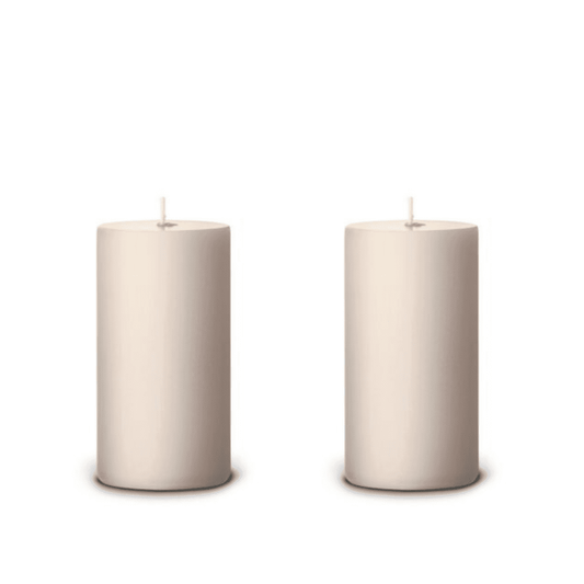 ESTER & ERIK Pllar Candles D 5cm H 25cm 22 lnen Grey
