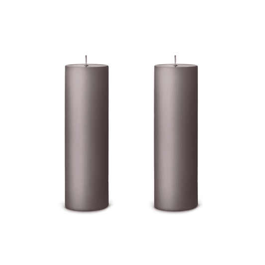 ESTER & ERIK Pllar Candles D 7cm H 15cm 09/2 Znc Pearl