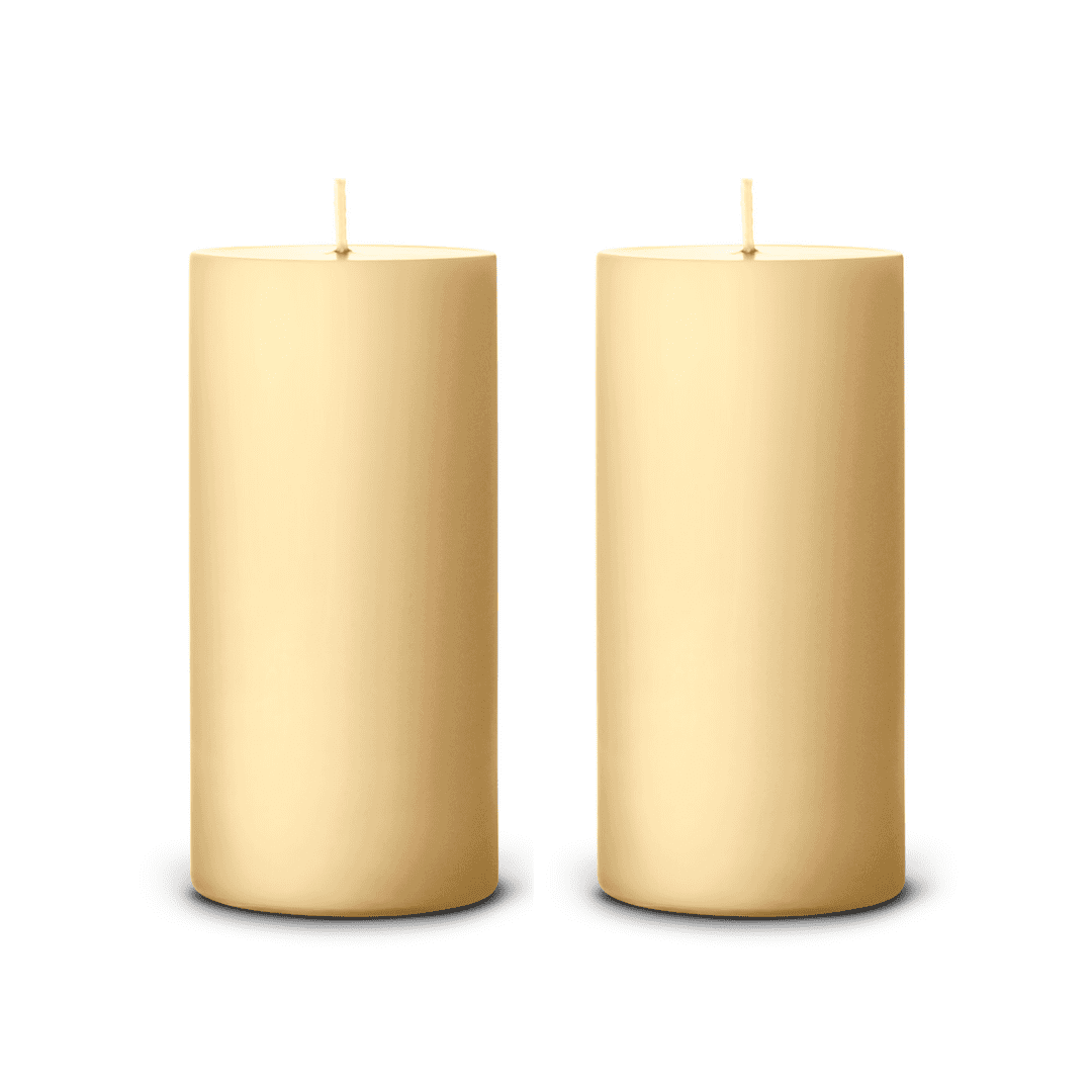 ESTER & ERIK Pllar Candles D 7cm H 15cm 14 Pale Ginger