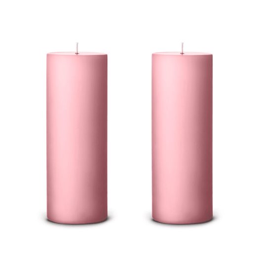 ESTER & ERIK Pllar Candles D 7cm H 20cm 40 Cherry Bloom