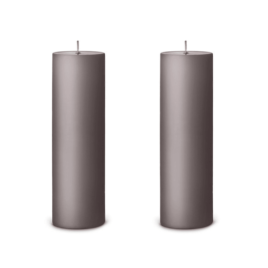 ESTER & ERIK Pllar Candles D 7cm H 25cm 09/2 Znc Pearl
