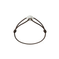 Load image into Gallery viewer, WECORD Mini White Soho Bracelet with Black Cord
