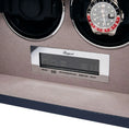 Load image into Gallery viewer, Quantum Duo Watch Winder - Navy

