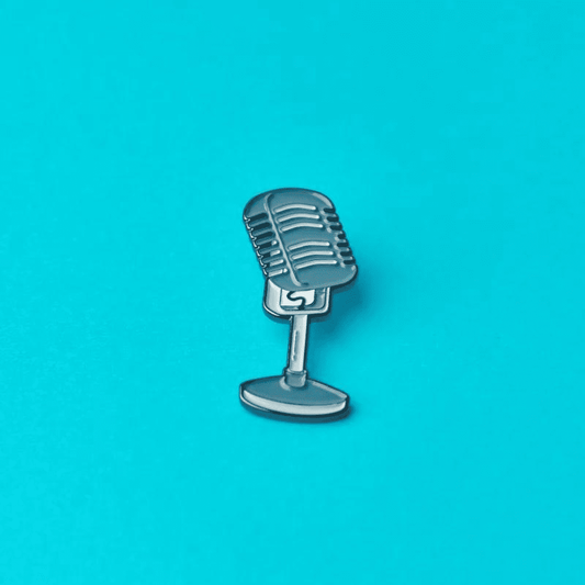 GREEN GOAT Mic Enamel Pin