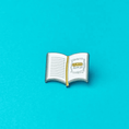 تحميل الصورة إلى عارض المعرض، Green Goat book best friend enamel pin
