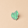 تحميل الصورة إلى عارض المعرض، Green Goat Coffee leaf enamel pin
