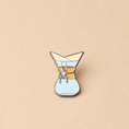 Load image into Gallery viewer, Green Goat Pour over enamel pin
