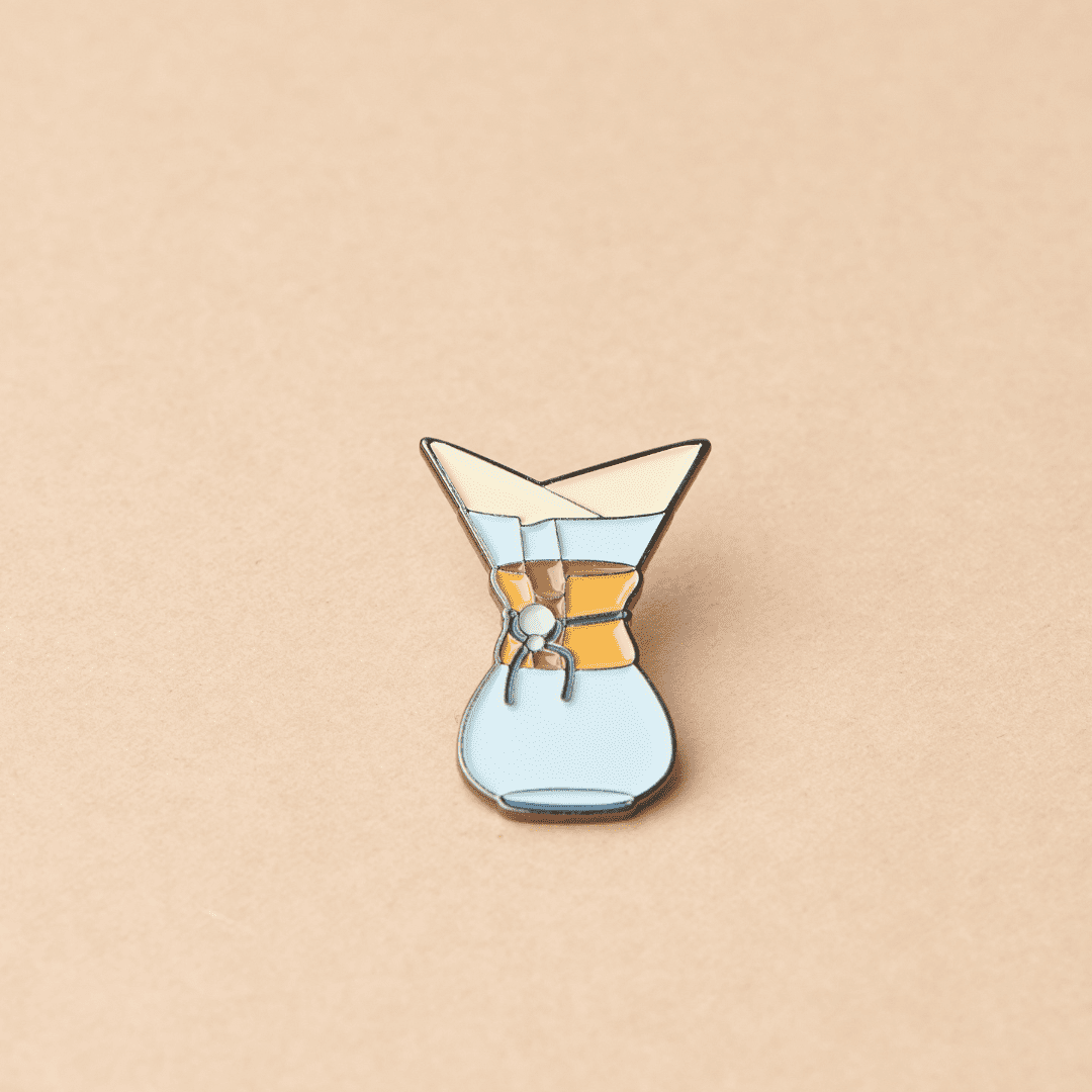 Green Goat Pour over enamel pin