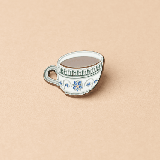 Green Goat Turkish coffee cup enamel
