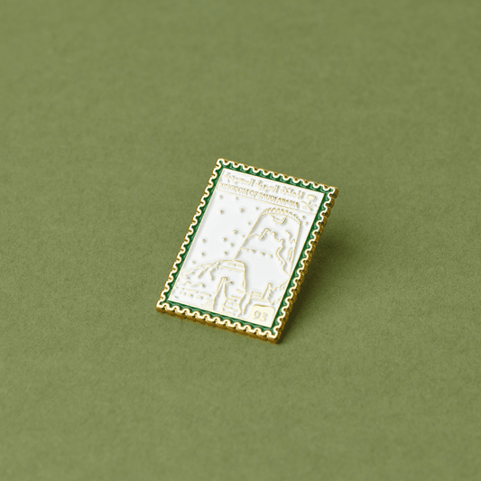 Green Goat Saudi enamel pin 3