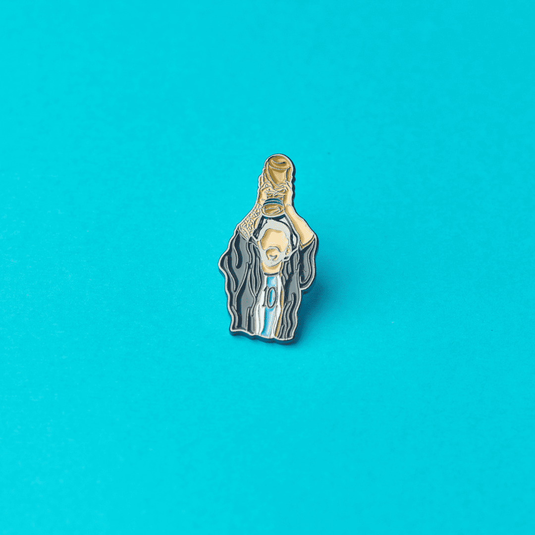 Green Goat messi world cup enamel pin