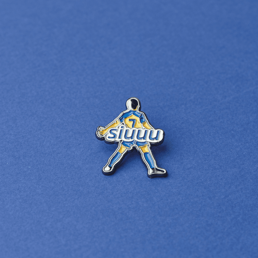 Green Goat CR7 Alnassr enamel pin