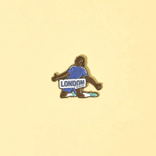 Green Goat Drogba enamel pin