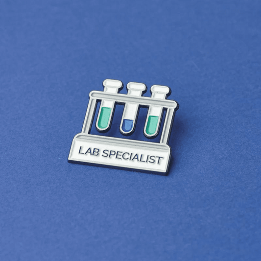 Green Goat Lab spicialist enamel pin