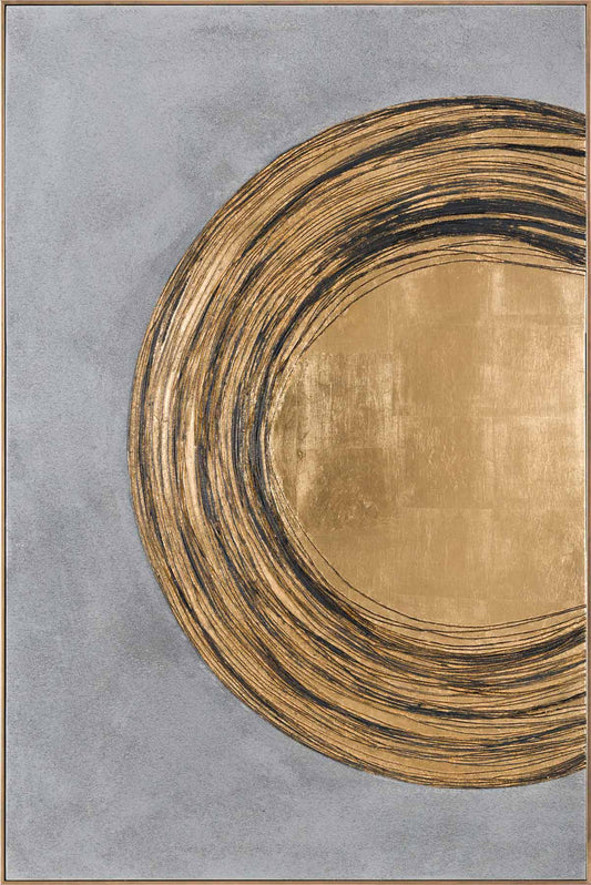 HOPEWELL Mixed media 80x120x5.5 Solid wooden frame 2