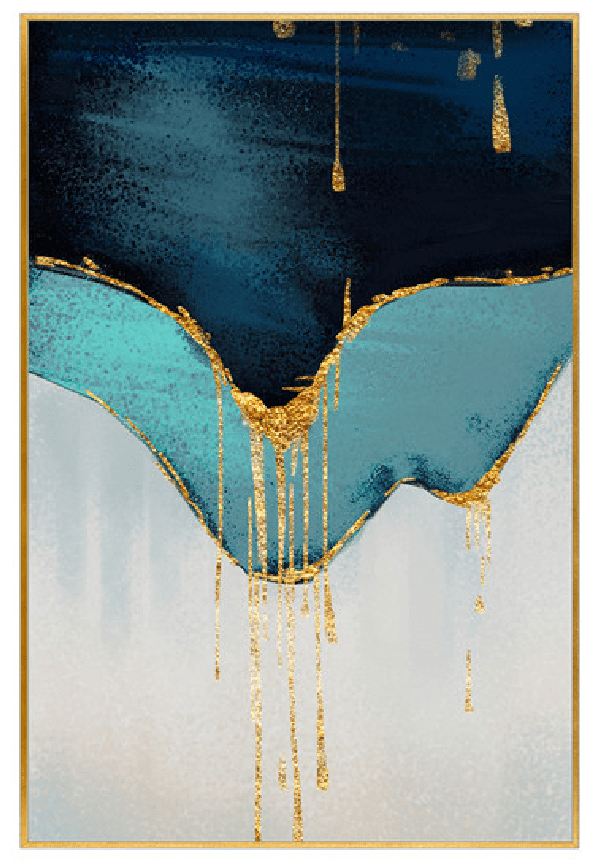 HOPEWELL Crystal porcelain painting 80x120cm Crystal porcelain +Aluminiun frame LTP-19100348B