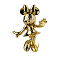 Load image into Gallery viewer, LEBLON DELIENNE MINNIE WELCOME CHROMED GOLD - 31 cm
