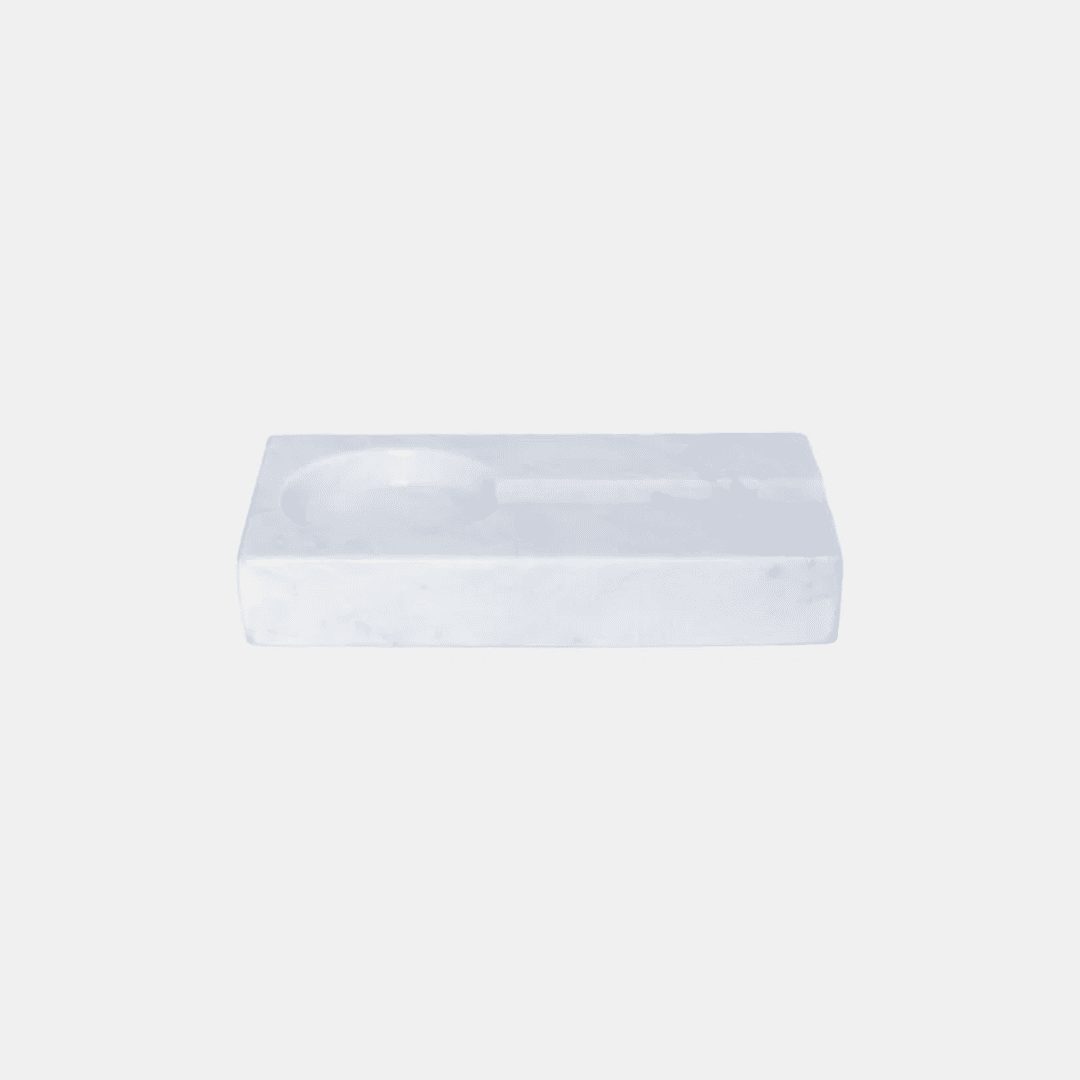 MARBLE & BEYOND Cigare Ashtray Classic WHITE
