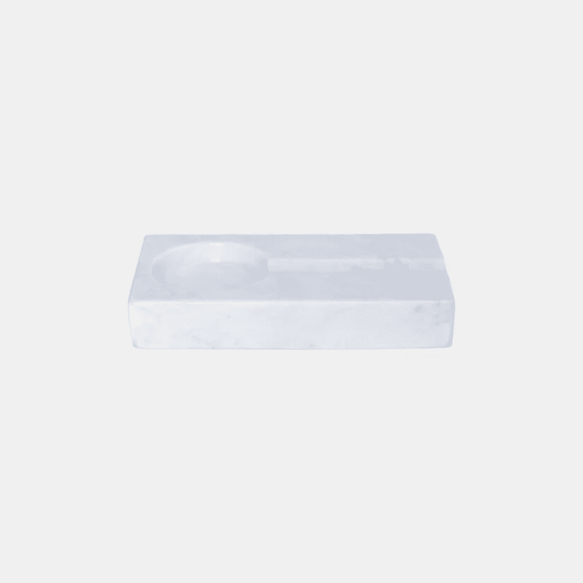 Marble and Beyond Cigare Ashtray Classic WHITE
