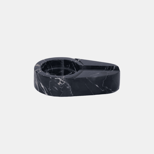 Marble and Beyond Single Cigare Ashtray Black