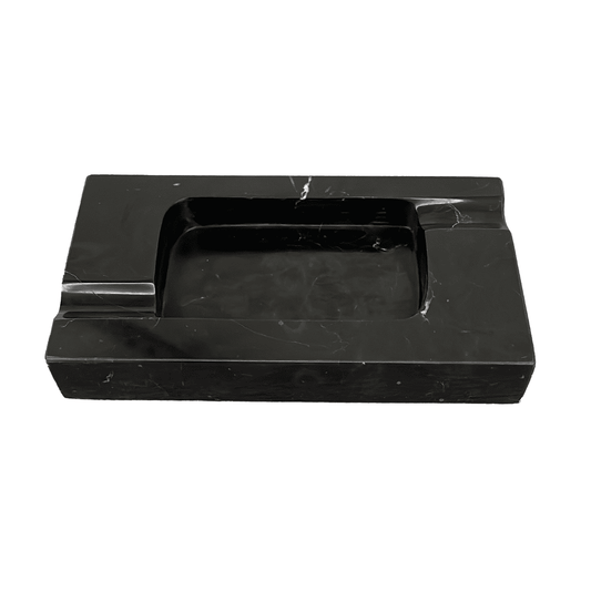 MARBLE & BEYOND SPLIT Cigare Ashtray BLACK