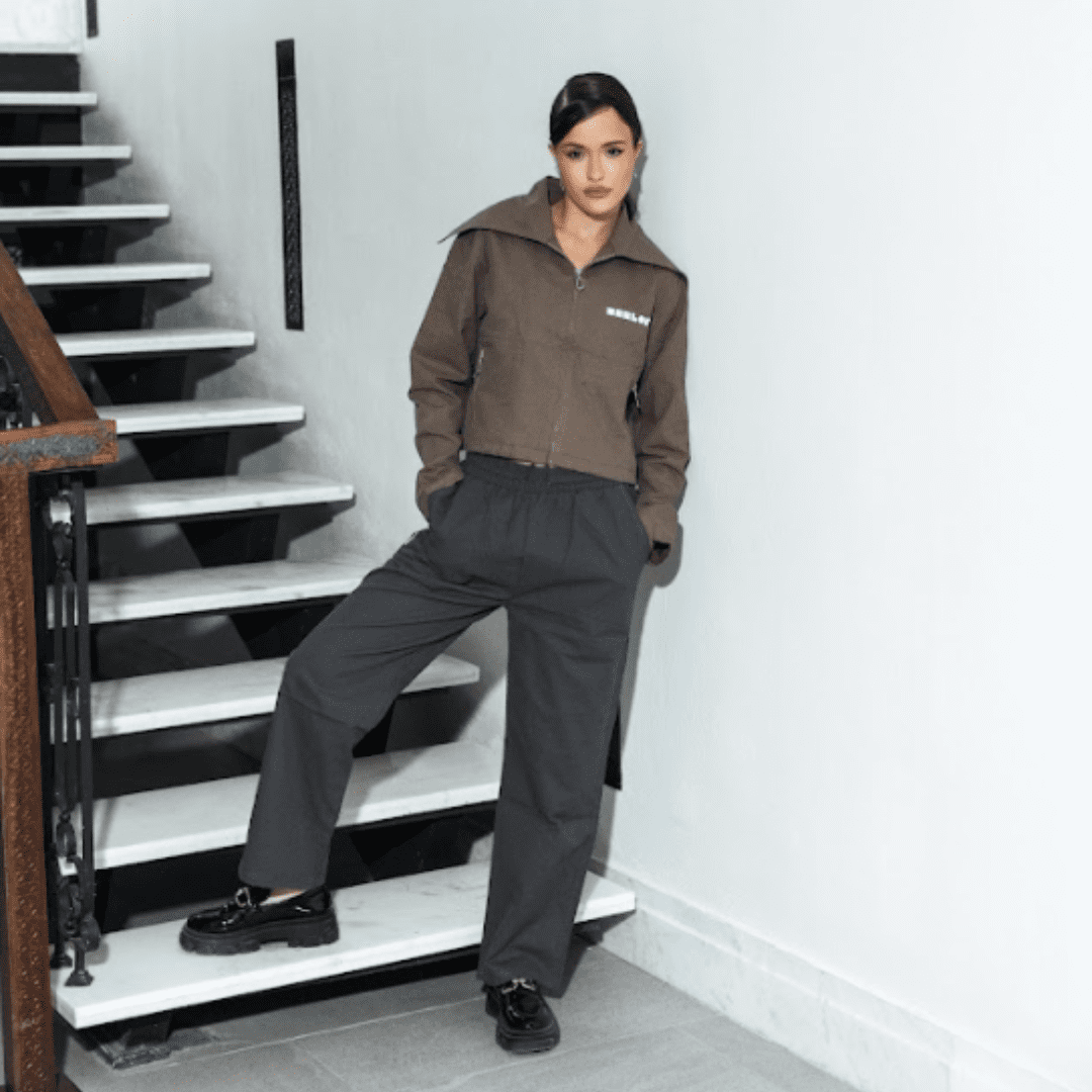 MARLOW Brown Classic Jacket | Large