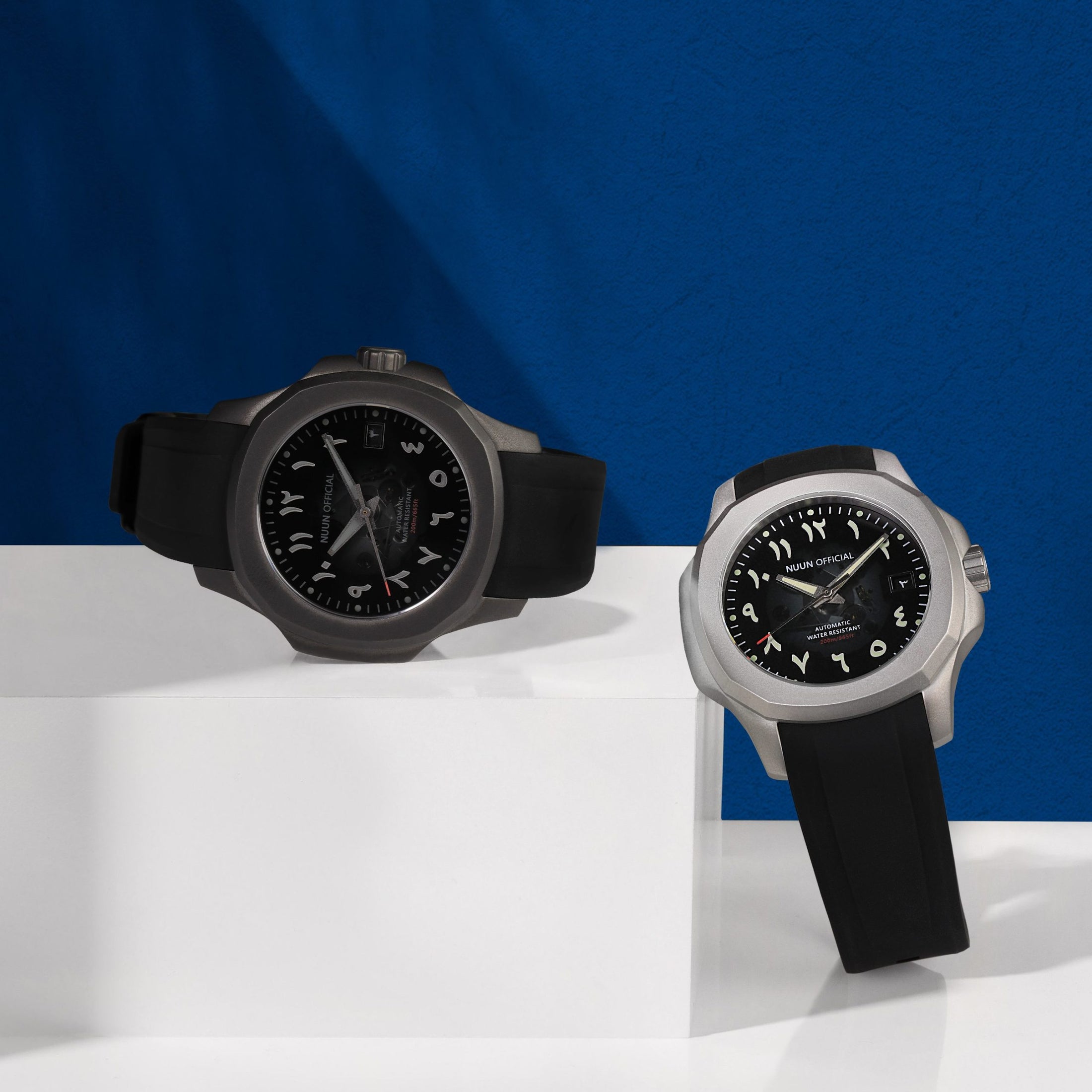 NUUN N200 Gray AR-40.5mm Stainless Steel Microblast Gray Case- Automatic Movt NH35A- Sapphire Crystal Ant