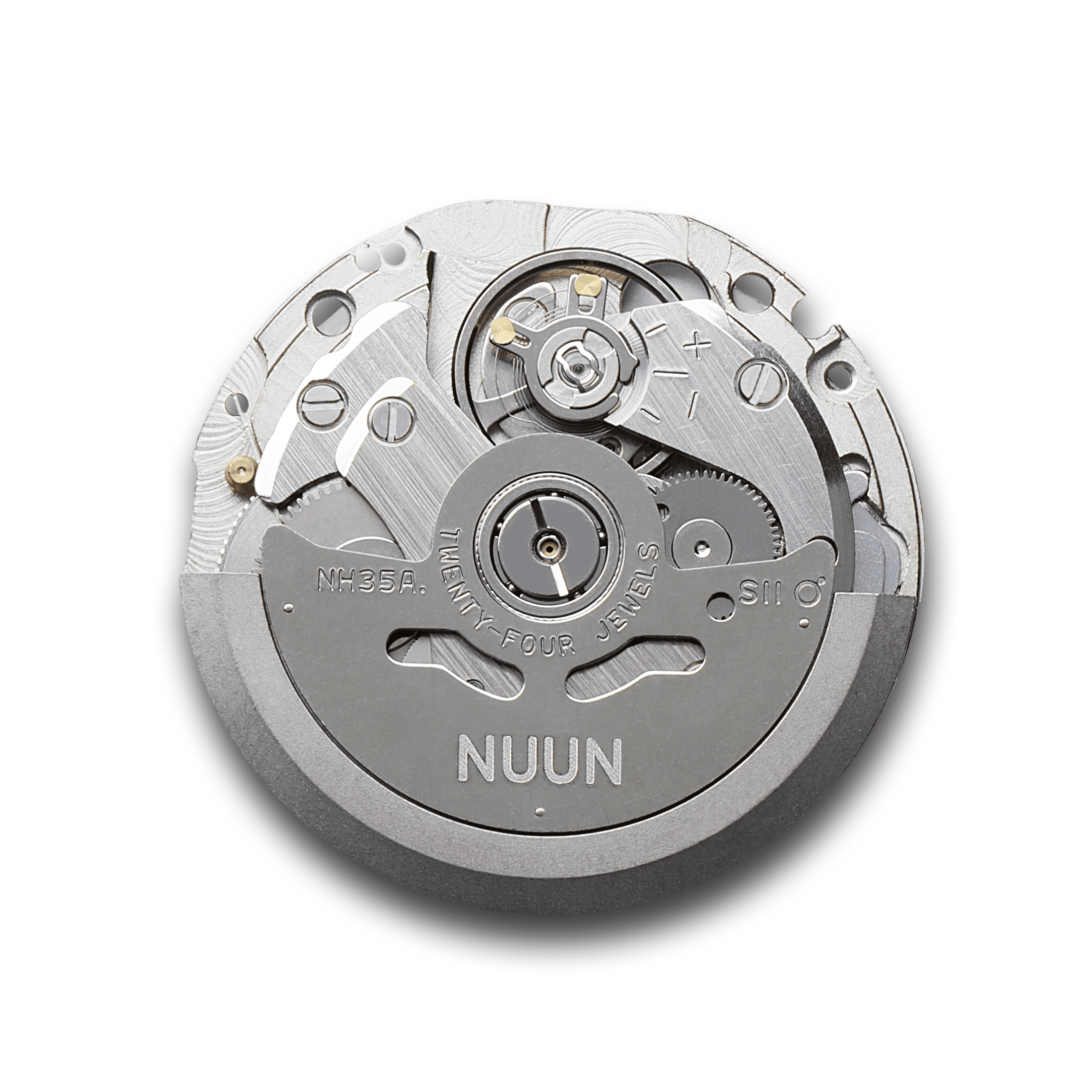 NUUN N200 Gray AR-40.5mm Stainless Steel Microblast Gray Case- Automatic Movt NH35A- Sapphire Crystal Ant