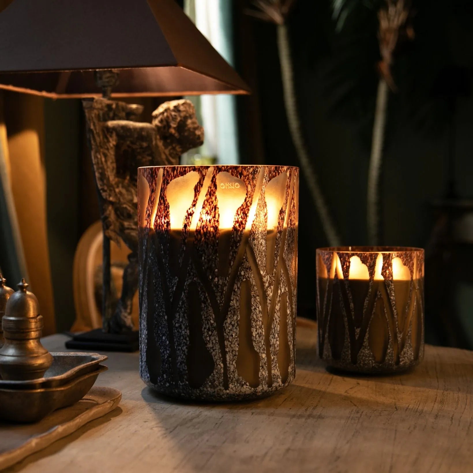Nature Brown Candle