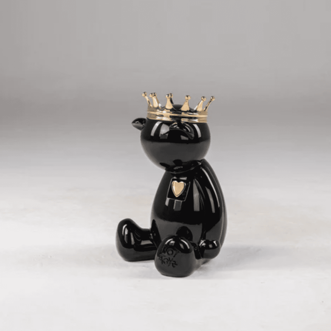 NOT TOYS GIVING CHARCOAL HIGH GLOSS Crown GOLD