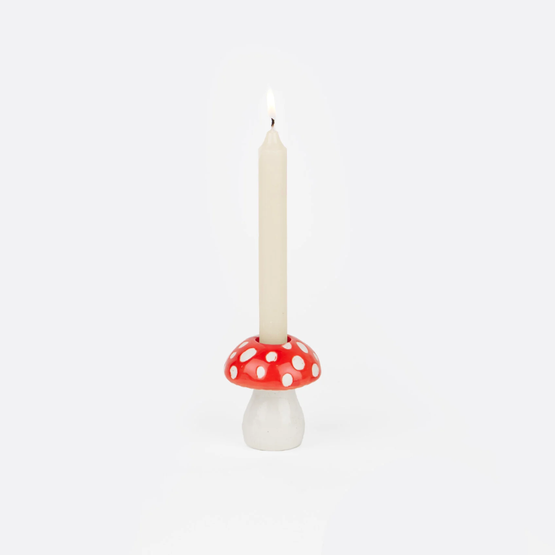 DOIY Candle Holder Amanita Red