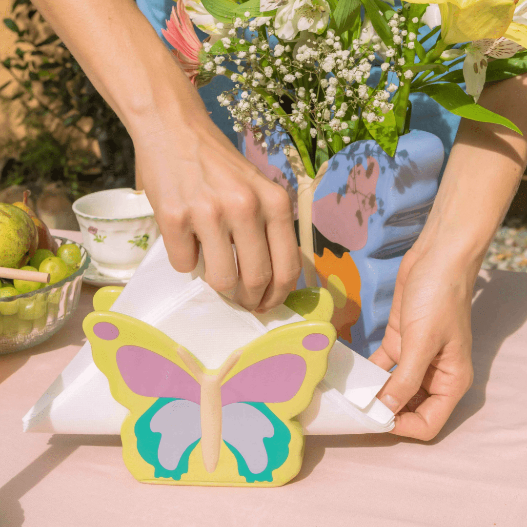 DOIY Napkin Holder Woodland Butterfly