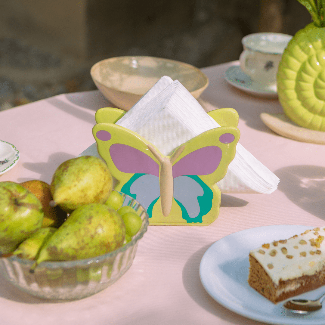 DOIY Napkin Holder Woodland Butterfly