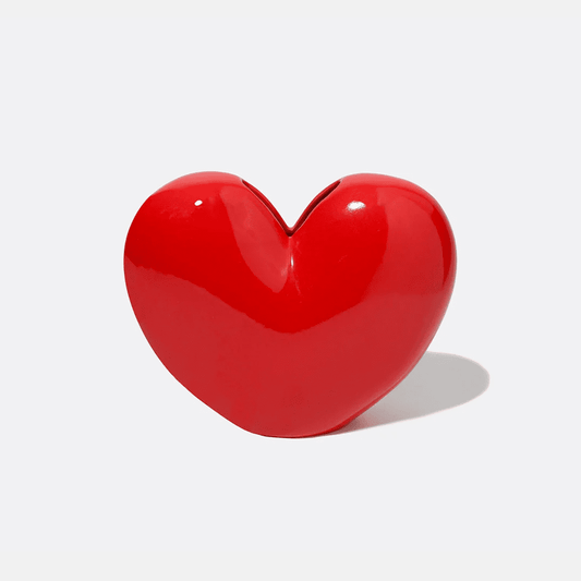 DOIY Vase Love Red